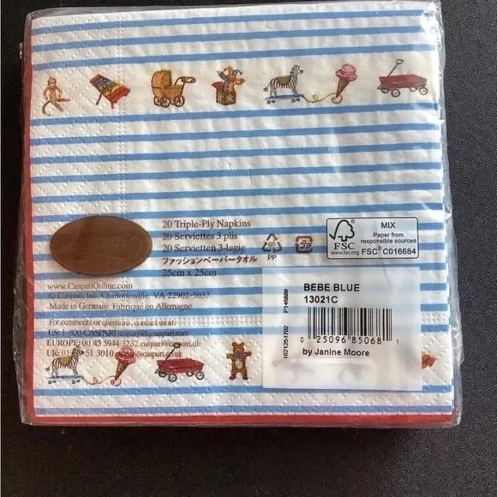 Paper Cocktail Napkins - Pack of 20 - Picture 2 of 2